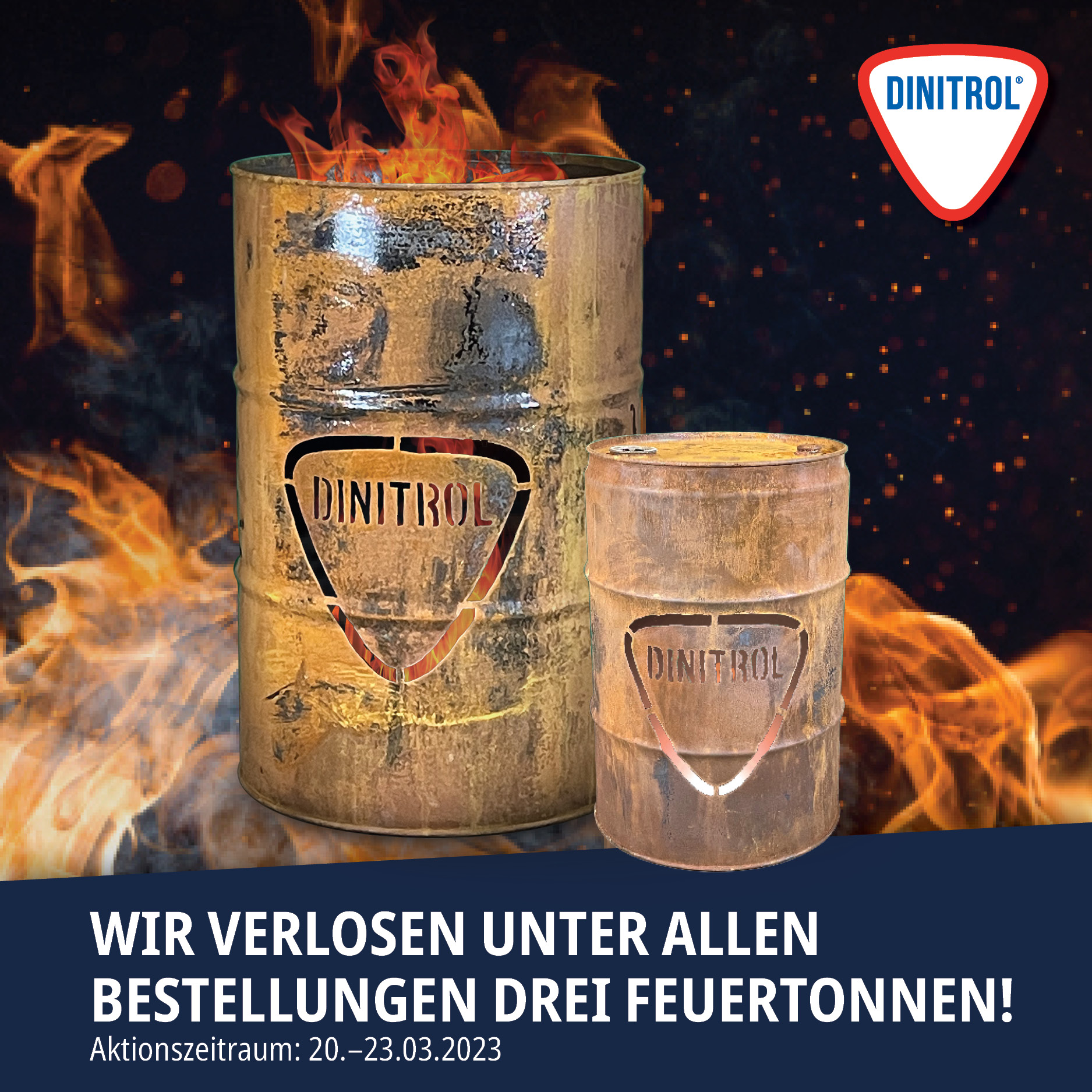 Wir verlosen 3 Feuertonnen!